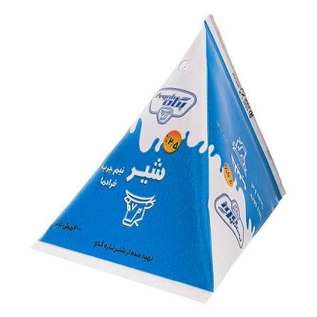شیر استریل سه گوش ساده 200ml پگاه